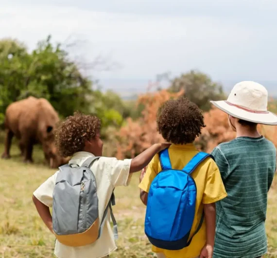 Learn. Explore. Have Fun. Learning might look like an early morning game drive, a forest walk, a mountain hike, swimming, laughing, etc.